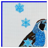 Vallende sneeuwstof stof (Close Up)