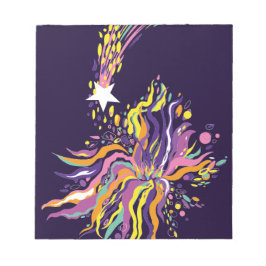 Vallende ster. Notitieblok