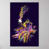 Vallende ster. poster (Voorkant)