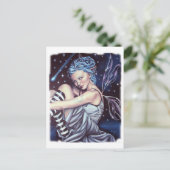 vallende sterren briefkaart (Staand voorkant)