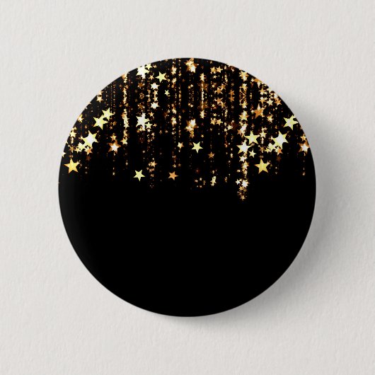 vallende sterren ronde button 5,7 cm (Voorkant)