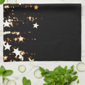 vallende sterren theedoek (Gevouwen)