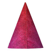 Vallende Valentijn Glitter Gradiënt Feesthoedjes (Achterkant)