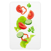 Vallende verse groenten magneet (Verticaal)