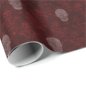 Vallende Victoriaans Skulls Red Cadeaupapier (Rol Hoek)
