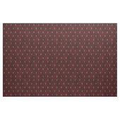 Vallende Victoriaans Skulls Red Stof (Fat Quarter)