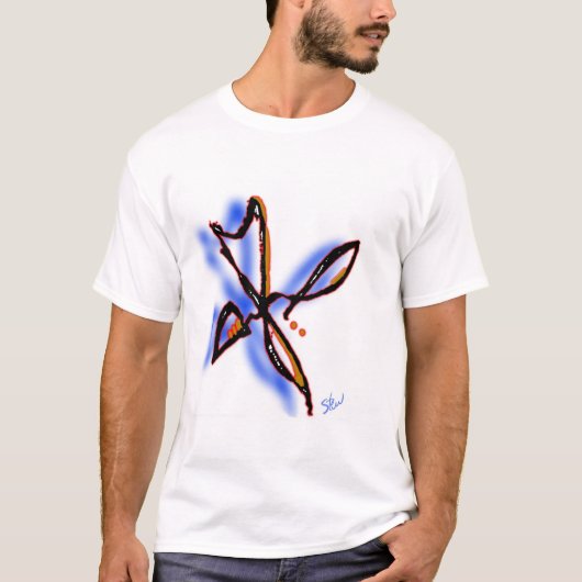 vallende vogel t-shirt (Voorkant)