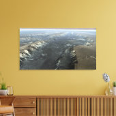 Valles Marineris, de Grand Canyon van Mars Canvas Afdruk (Insitu (Woonkamer))