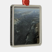 Valles Marineris, de Grand Canyon van Mars Metalen Ornament (Rechts)