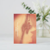 Valles marineris Mars-kaart Briefkaart (Staand voorkant)