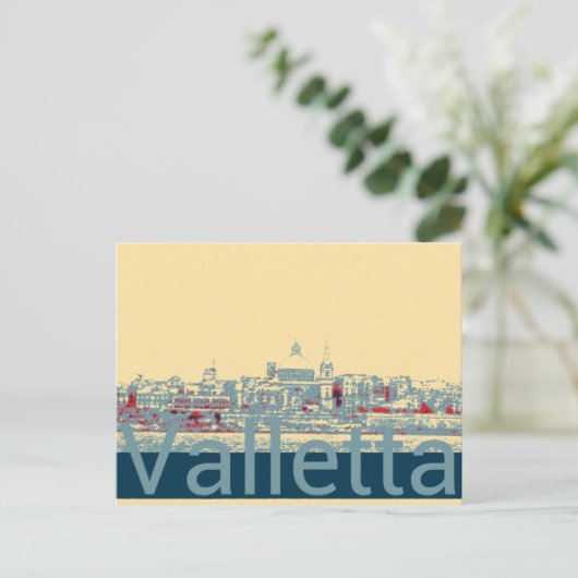 valletta briefkaart (Staand voorkant)