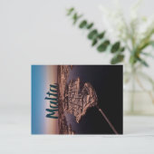 Valletta City Malta Luchtfotografie Briefkaart (Staand voorkant)