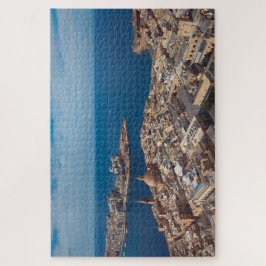 Valletta City Seascape Malta Luchtfoto Legpuzzel