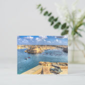 Valletta Harbour Malta Briefkaart (Staand voorkant)