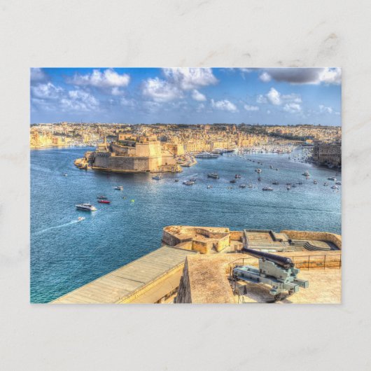 Valletta Harbour Malta Briefkaart (Voorkant)