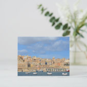 Valletta Harbour, Malta Briefkaart (Staand voorkant)