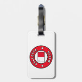 Valletta Malta Bagagelabel (Achterkant verticaal)