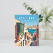 Valletta Malta Briefkaart (Staand voorkant)