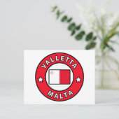 Valletta Malta Briefkaart (Staand voorkant)