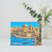 Valletta Malta Briefkaart (Staand voorkant)