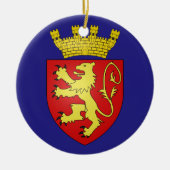 Valletta Malta Crest kerstversiering Keramisch Ornament (Voorkant)