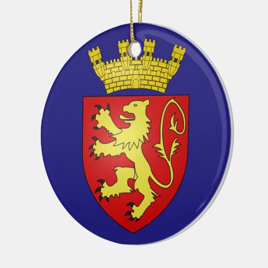 Valletta Malta Crest kerstversiering Keramisch Ornament (Links)