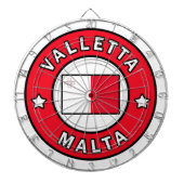 Valletta Malta Dartbord (Voorkant)
