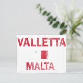 Valletta Malta Design Briefkaart (Staand voorkant)