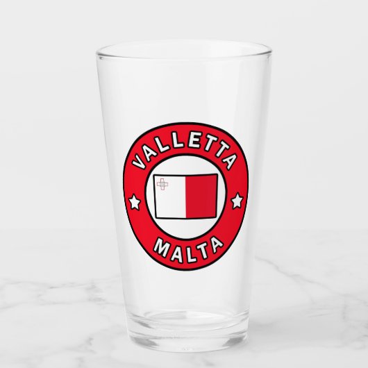 Valletta Malta Glas (Voorkant)