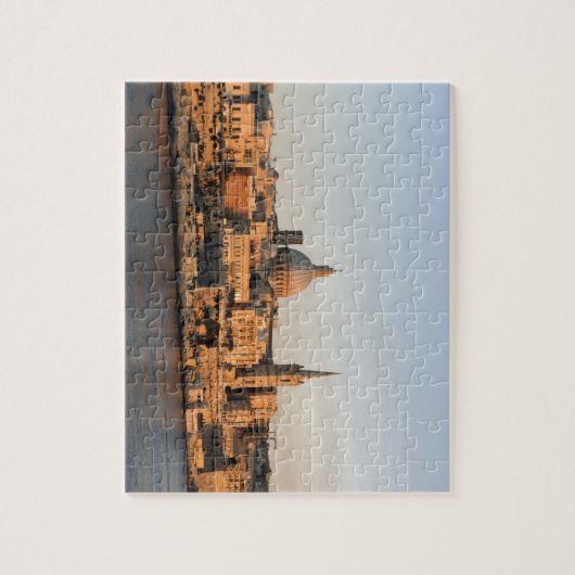 Valletta, Malta in de schemering Legpuzzel (Verticaal)