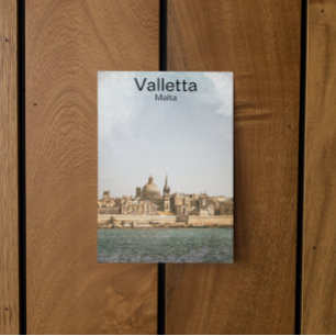 Valletta Malta Mediterraan Briefkaart