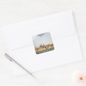 Valletta Malta Mediterraan Vierkante Sticker (Envelop)