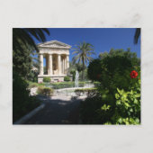 Valletta Malta - oud gebouw in het park Briefkaart (Voorkant)