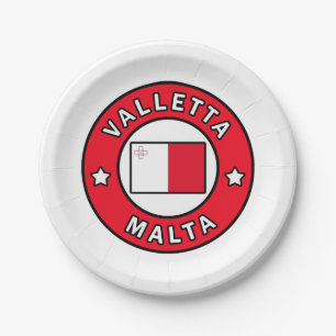 Valletta Malta Papieren Bordje