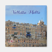 Valletta, Malta Reismagneet Magneet (Voorkant)