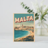 Valletta, Malta reizen souvenirs en geschenken Briefkaart (Staand voorkant)