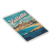  Valletta, Malta reizen souvenirs en geschenken Magneet (Rechterzijde)