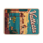  Valletta, Malta reizen souvenirs en geschenken Magneet (Horizontaal)