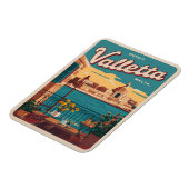  Valletta, Malta reizen souvenirs en geschenken Magneet (Linkerzijde)