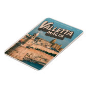 Valletta, Malta reizen souvenirs en geschenken Magneet (Linkerzijde)