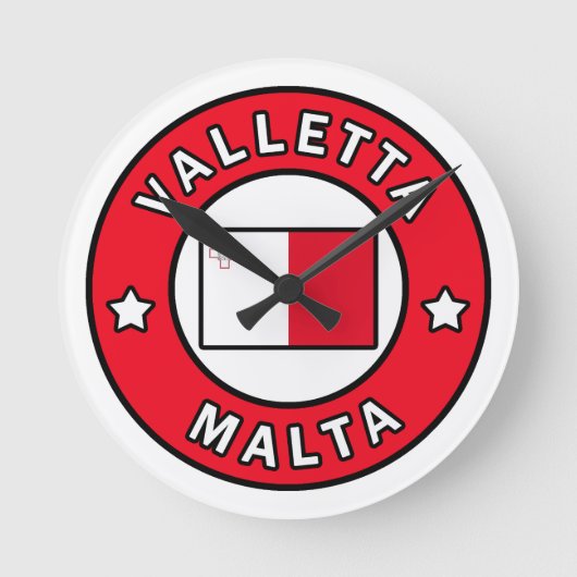 Valletta Malta Ronde Klok (Voorkant)
