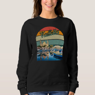 Valletta Malta Souvenir Travel Guide Mannen Vrouwe Trui