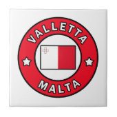 Valletta Malta Tegeltje (Voorkant)