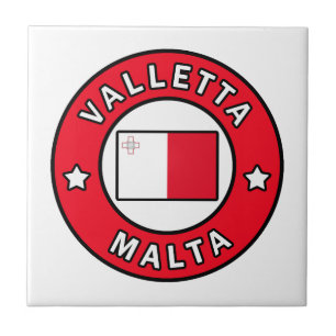Valletta Malta Tegeltje
