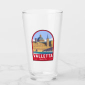 Valletta Malta Travel  Art Glas (Voorkant)
