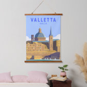 Valletta Malta Travel  Art Hangend Wandkleed (Slaapkamer)