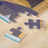 Valletta Malta Travel  Art Legpuzzel (Zijkant)