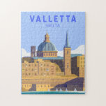 Valletta Malta Travel  Art Legpuzzel<br><div class="desc">Valletta ontwerp vectorkunst. De stad werd in de jaren 1500 op een schiereiland opgericht door de nachten van St. John,  een rooms-katholieke orde. Het staat bekend voor musea,  paleizen en grote kerken.</div>