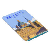 Valletta Malta Travel  Art Magneet (Rechterzijde)
