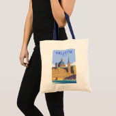 Valletta Malta Travel  Art Tote Bag (Voorkant (product))